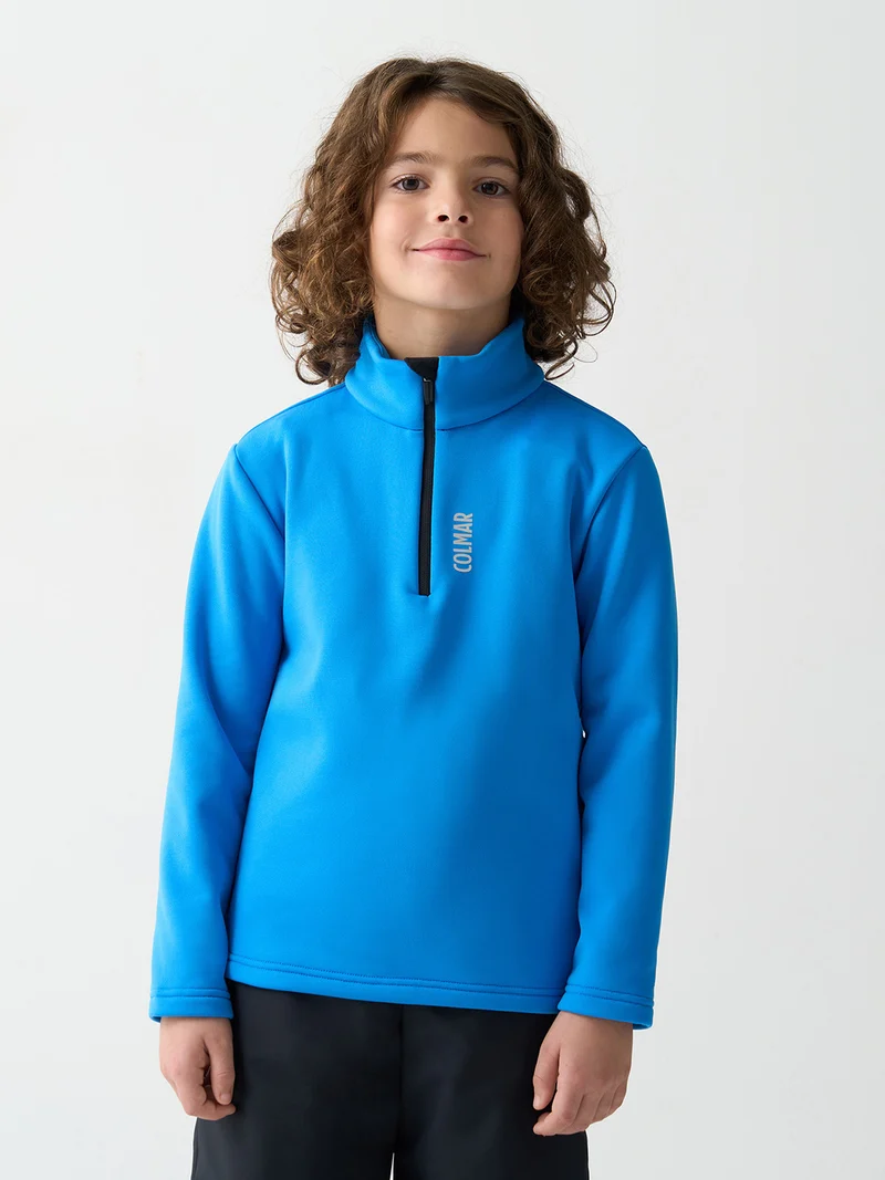 Fleece Pullover Blau