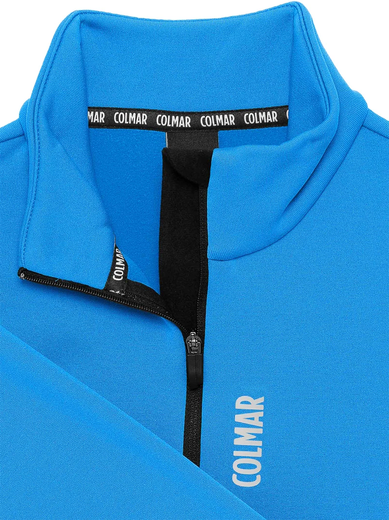 Fleece Pullover Blau