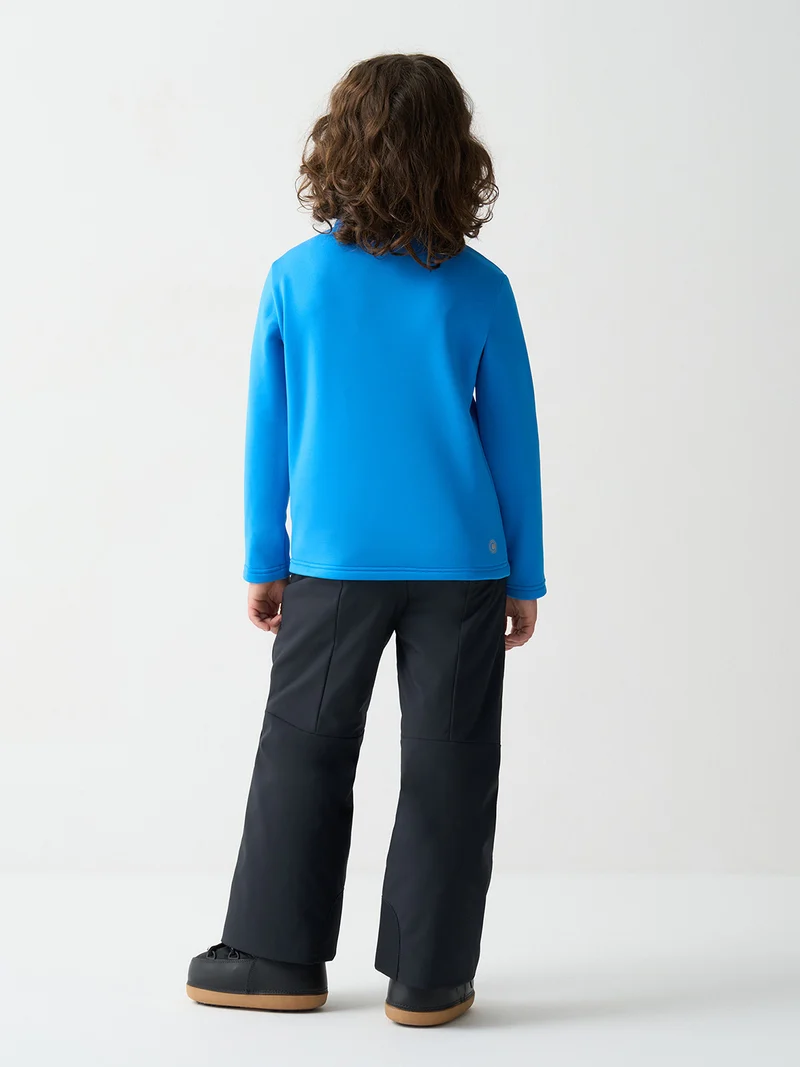 Fleece Pullover Blau