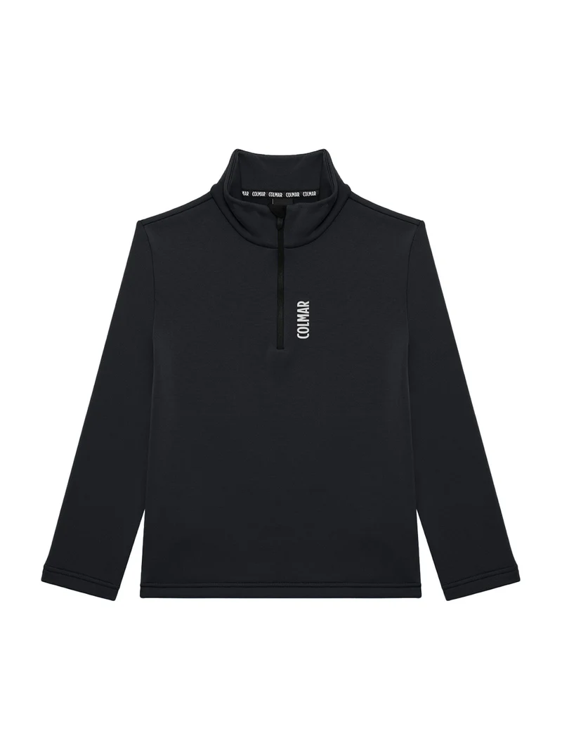 Fleece Pullover Schwarz