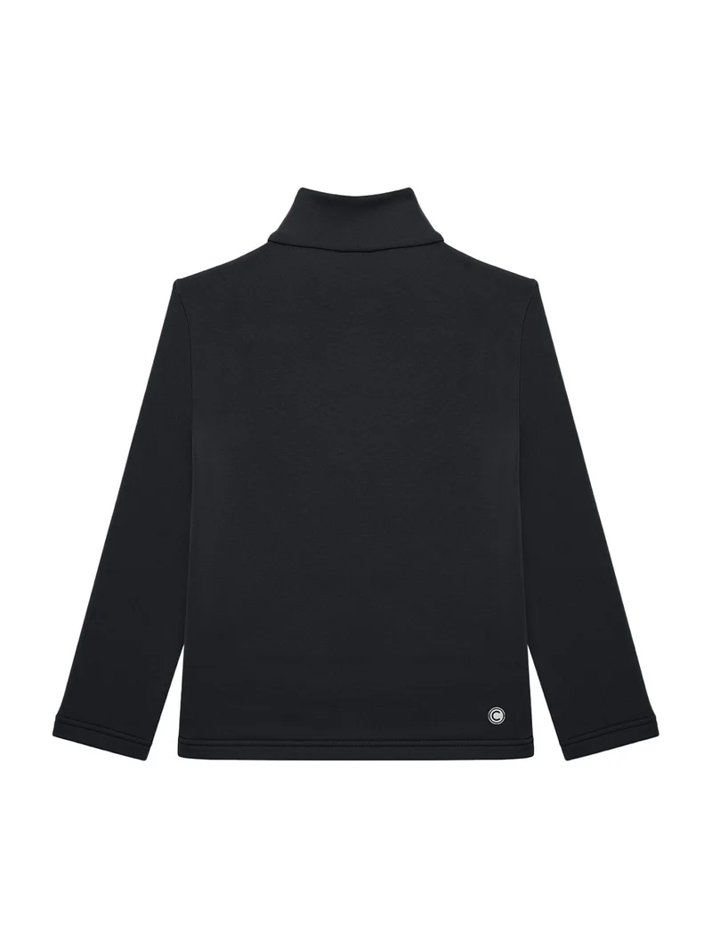 Fleece Pullover Schwarz
