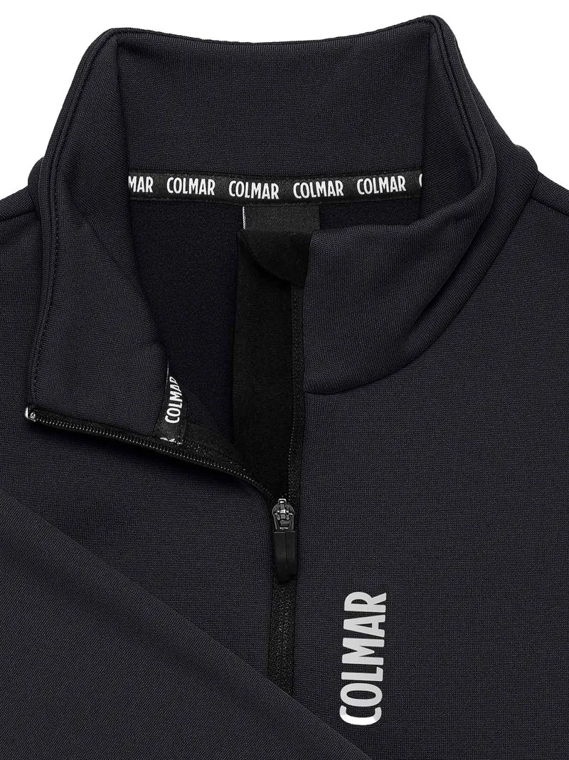 Fleece Pullover Schwarz