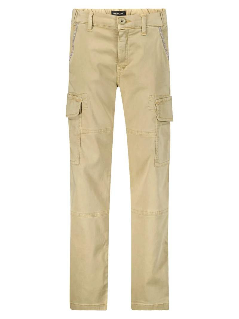 Cargohose Beige