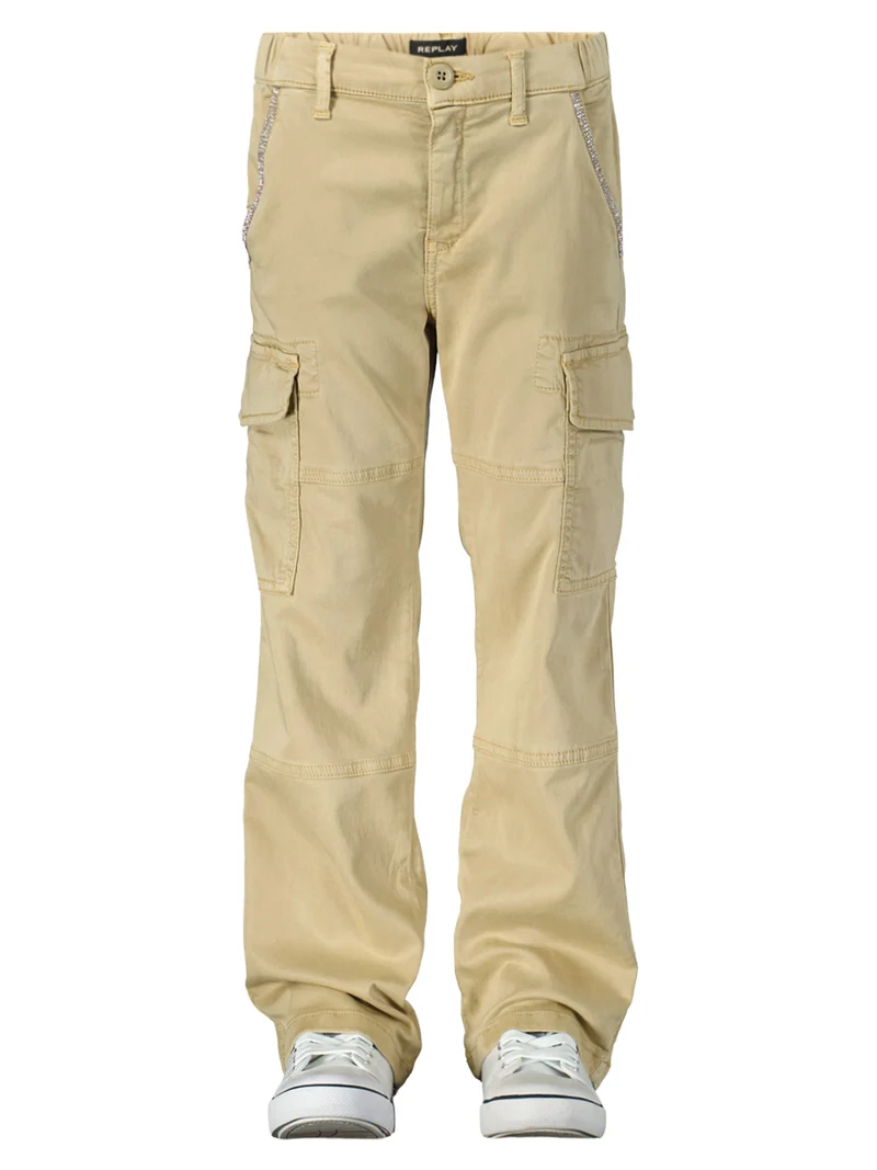 Cargohose Beige
