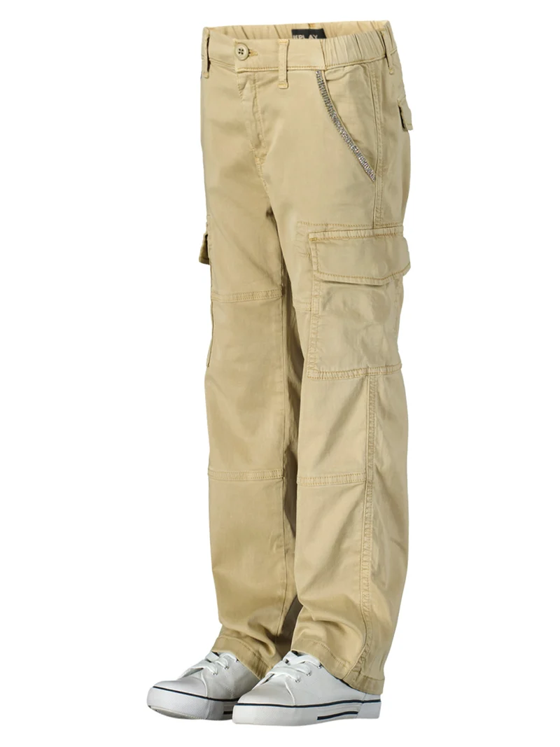 Cargohose Beige