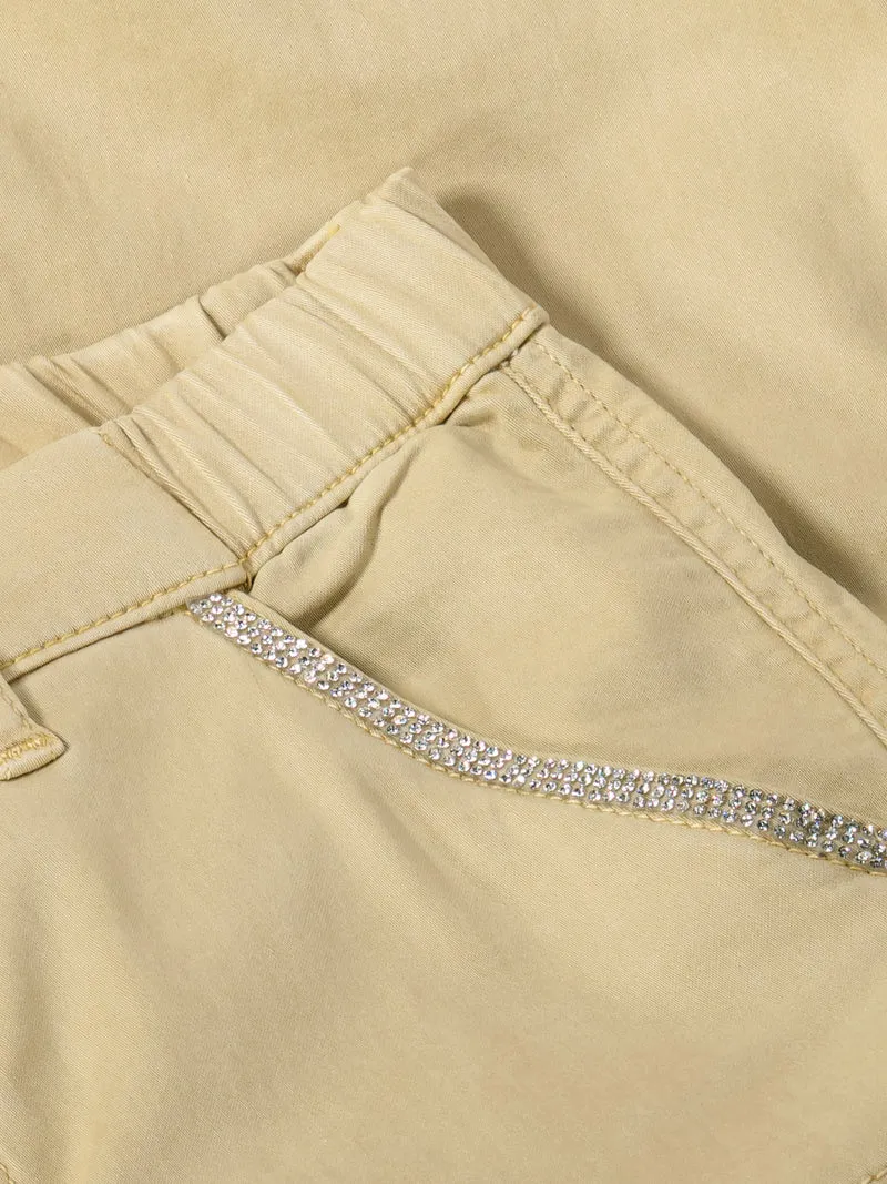 Cargohose Beige