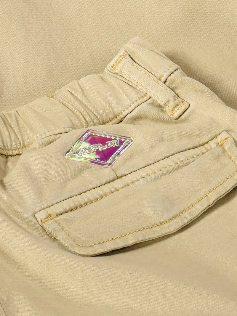 Cargohose Beige
