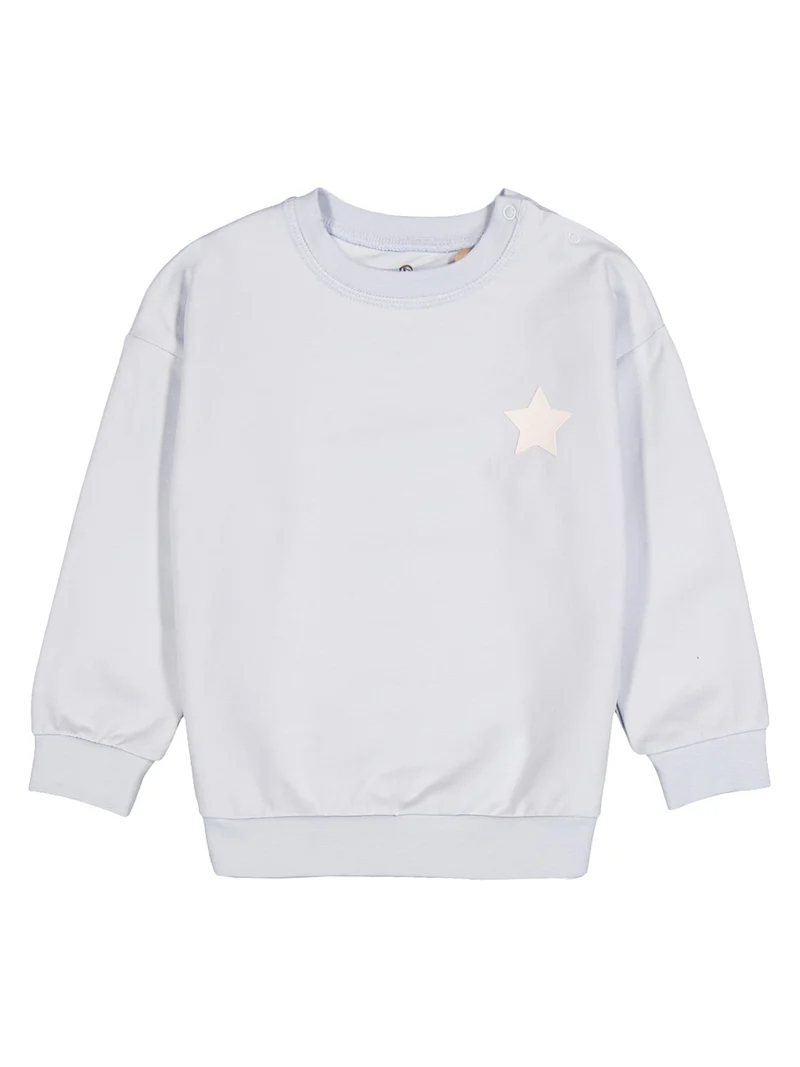 Sweatshirt Hellblau