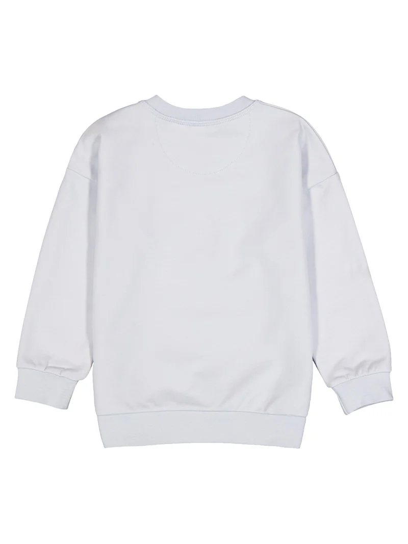 Sweatshirt Hellblau