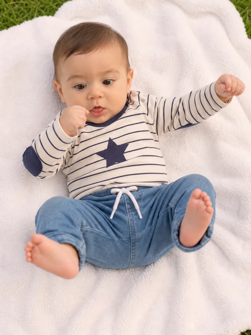 Longsleeve Marineblau