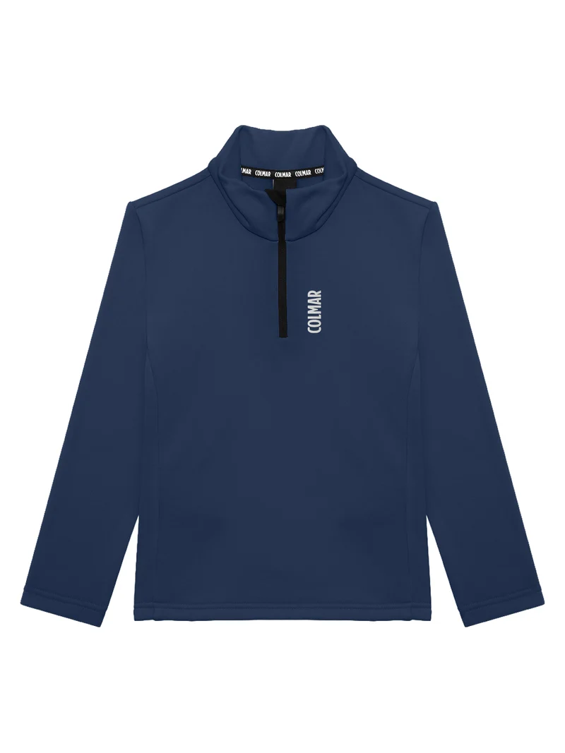Fleece Pullover Marineblau