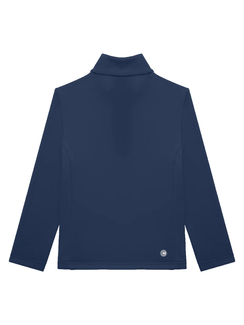 Fleece Pullover Marineblau