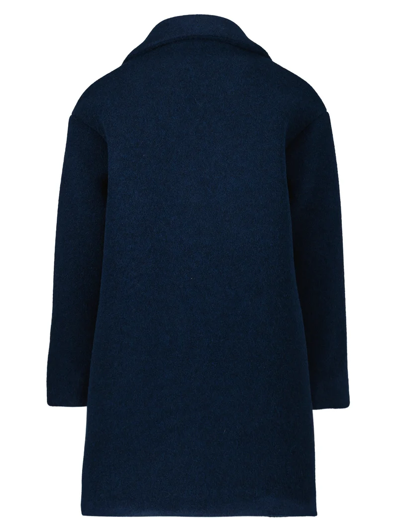 Wollmantel Marineblau