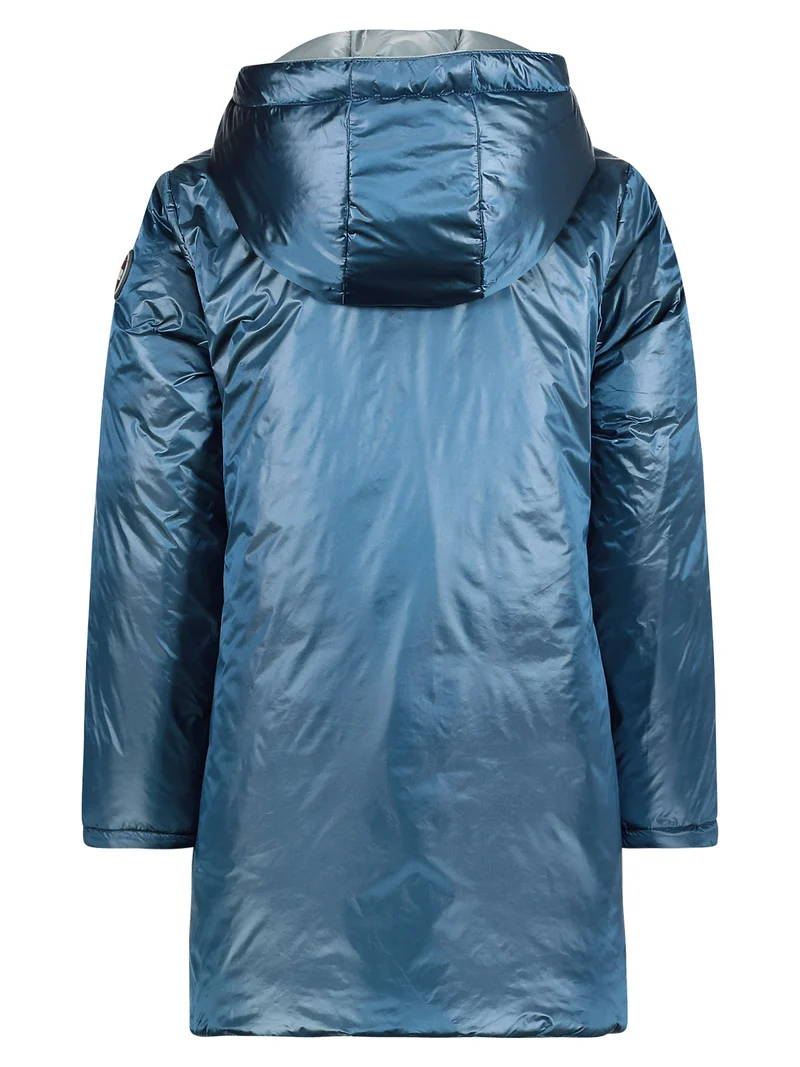 Wintermantel Blau