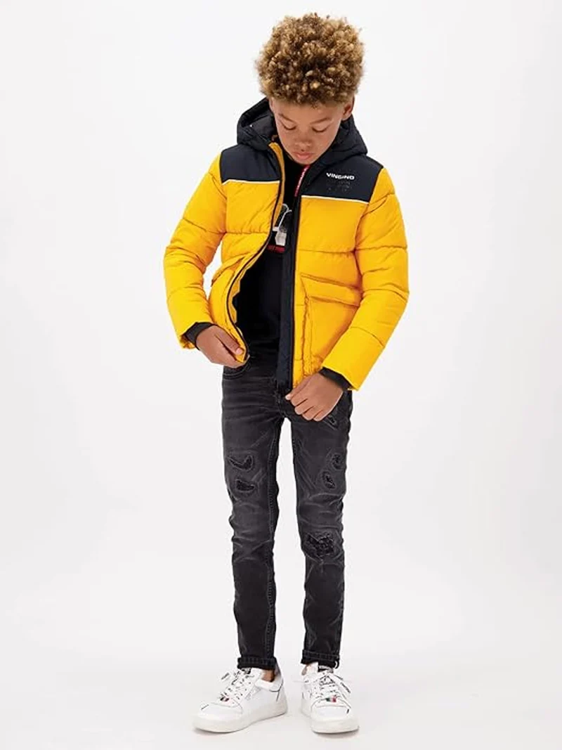 Winterjacke Gelb