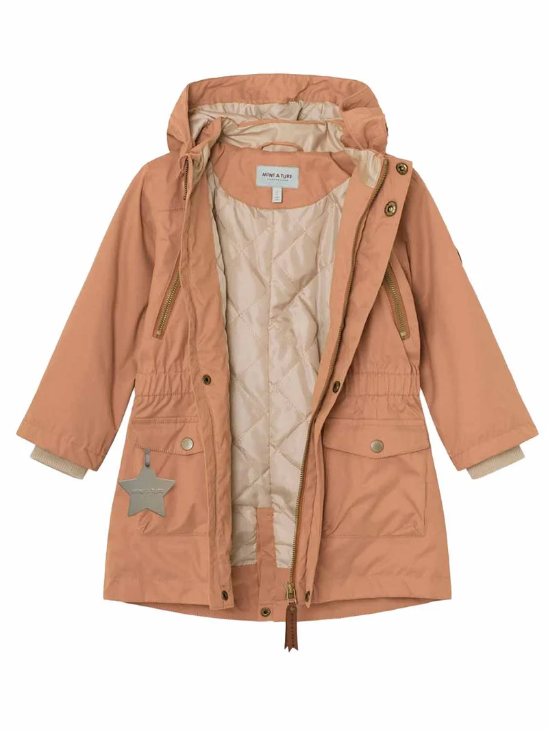Winterjacke Orange
