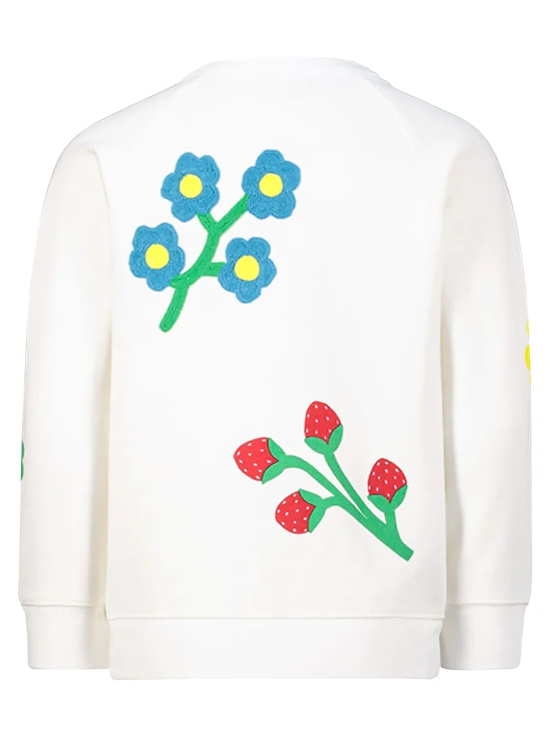 Sweatshirt Cremeweiß