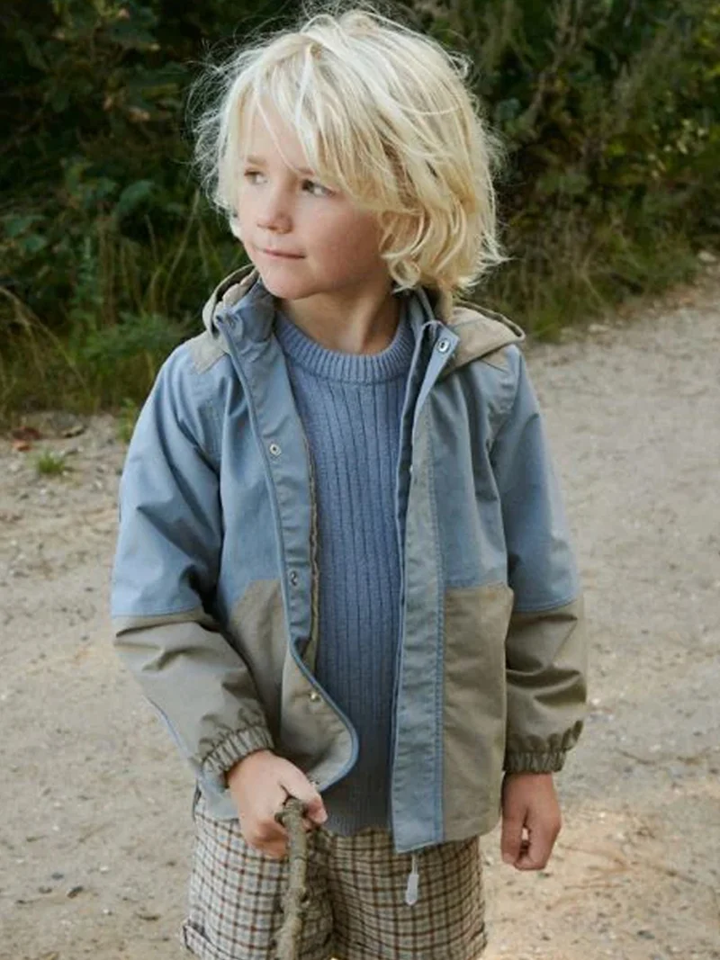 Jacke Hellblau