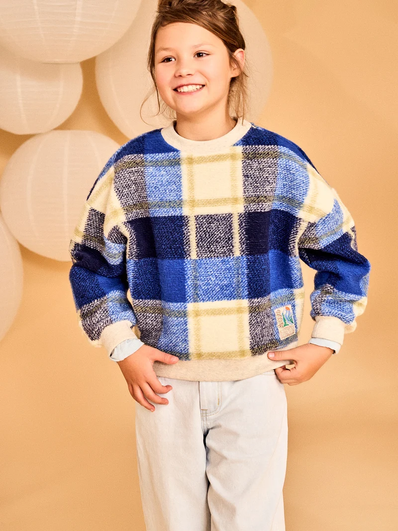 Sweatshirt Violeta Blau