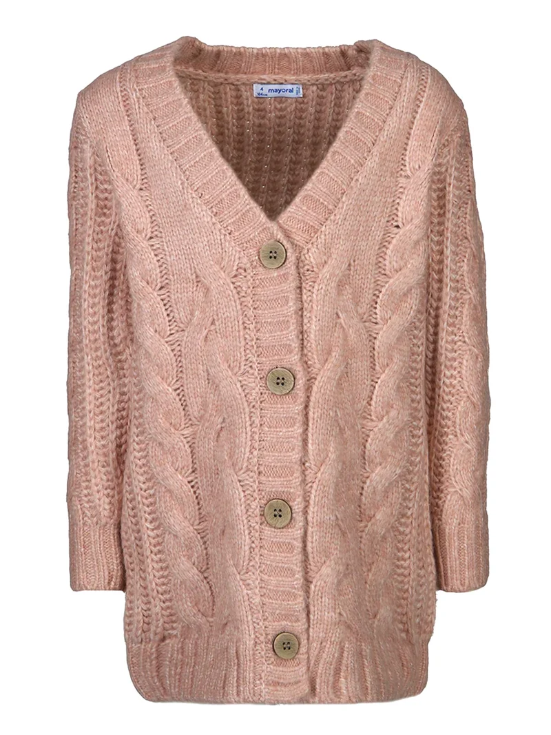 Strickjacke Koralle