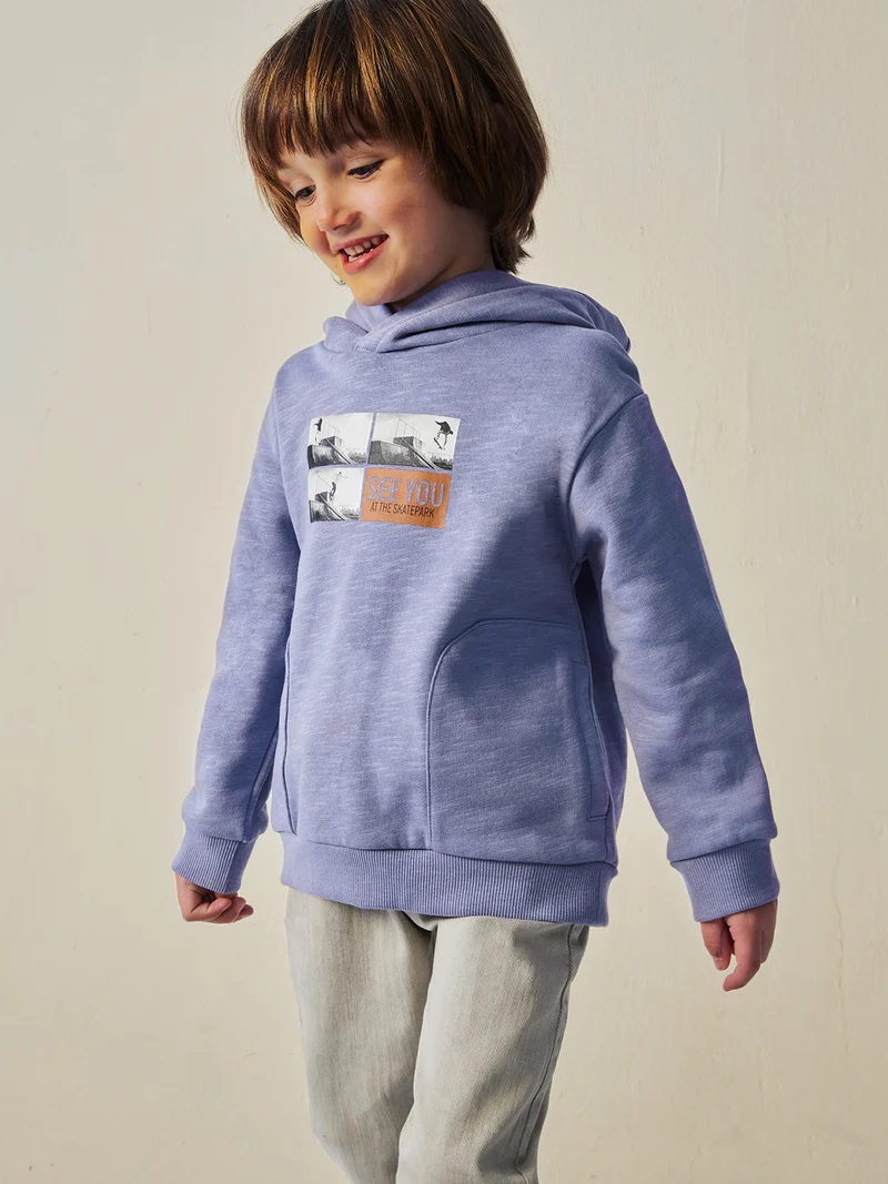Hoodie Flieder