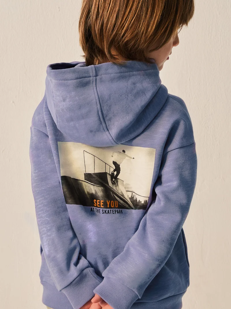 Hoodie Flieder