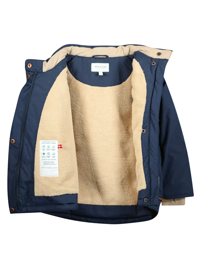 Jacke Wang Marineblau