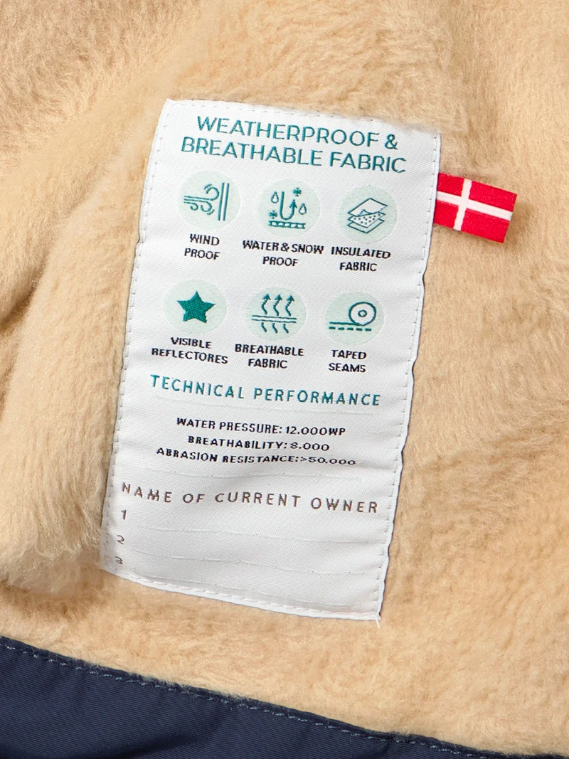 Winterjacke Baby Wen Marineblau