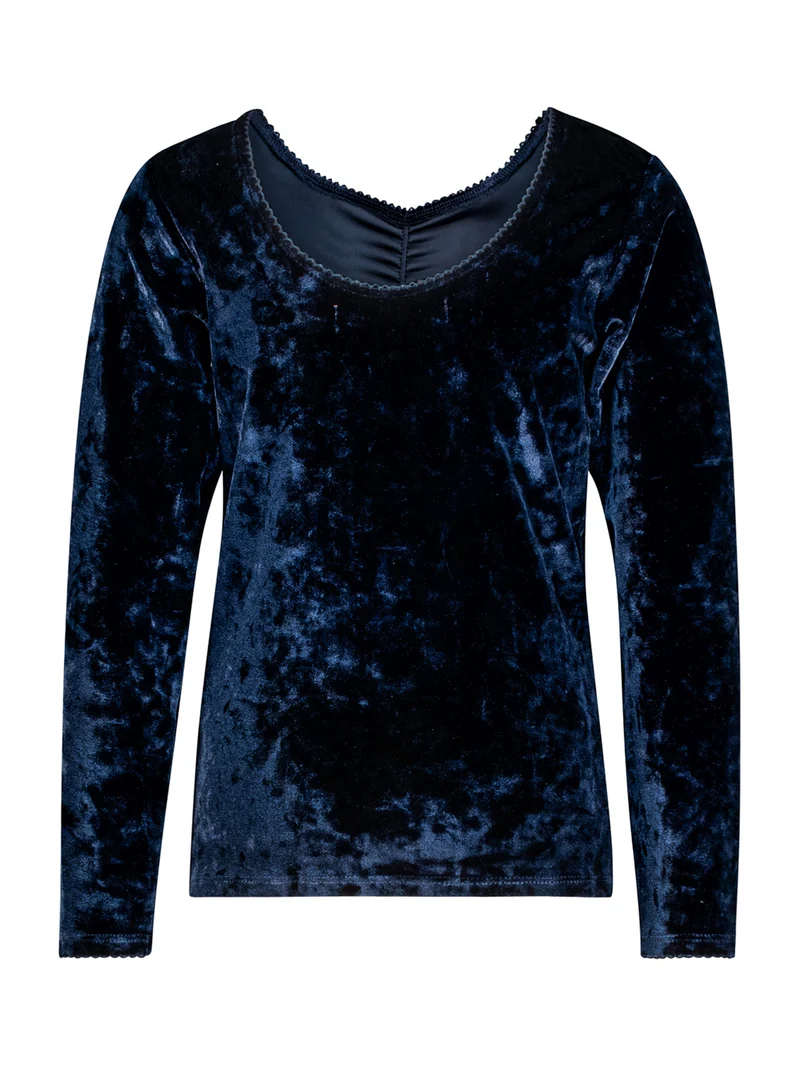 Longsleeve Marineblau