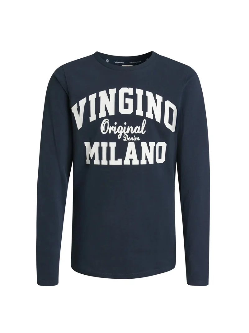 Longsleeve Marineblau