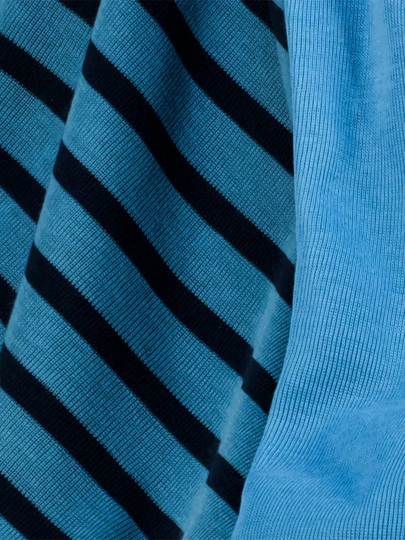 Longsleeve ACTIVE WARM STRIPES Blau