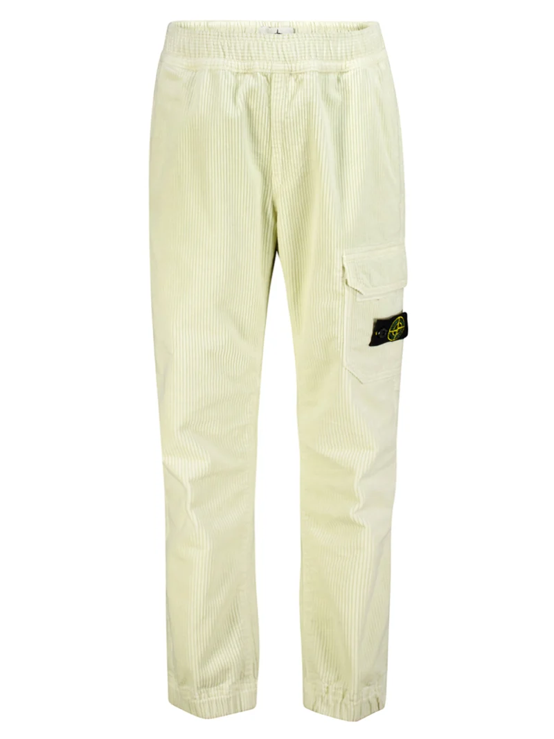 Cordhose Cremeweiß