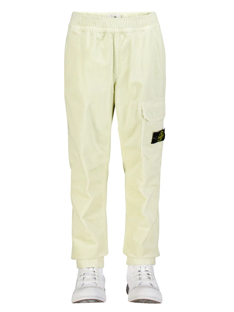 Cordhose Cremeweiß