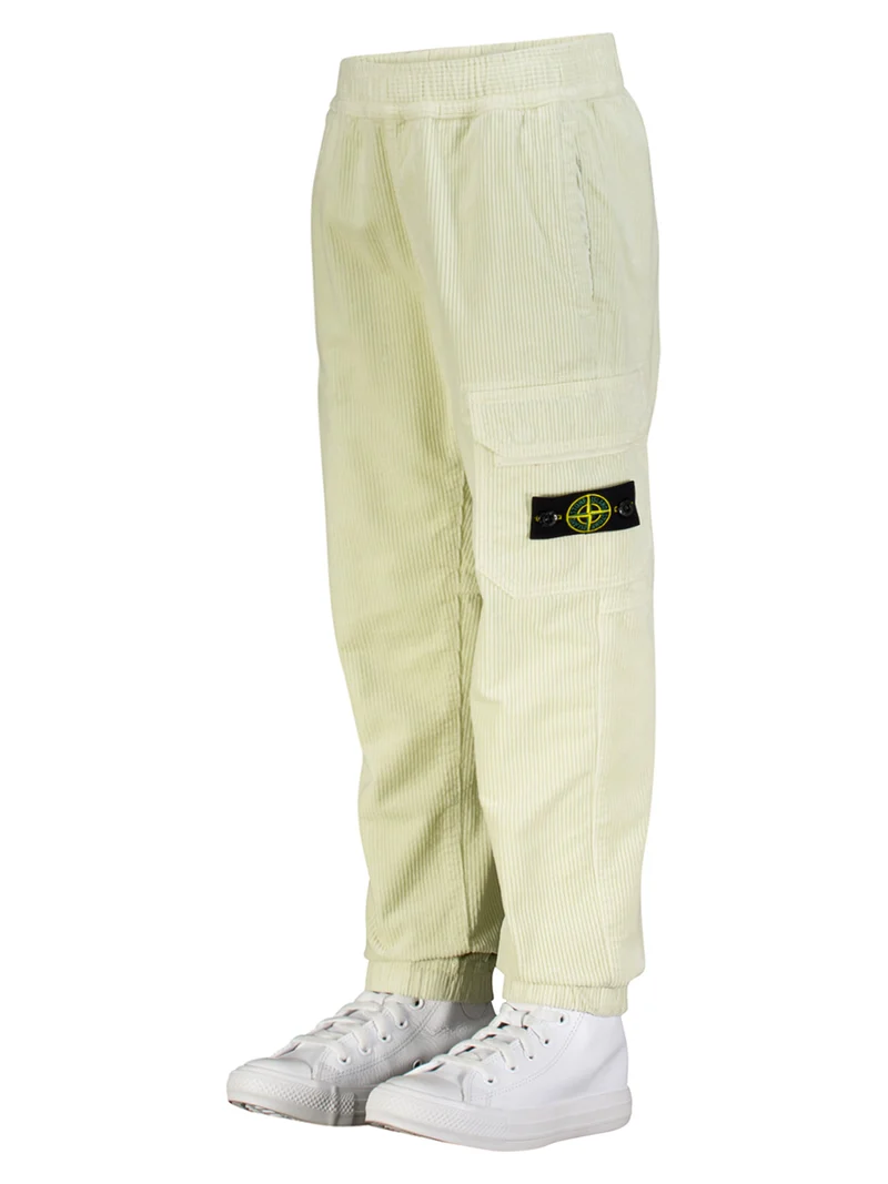 Cordhose Cremeweiß
