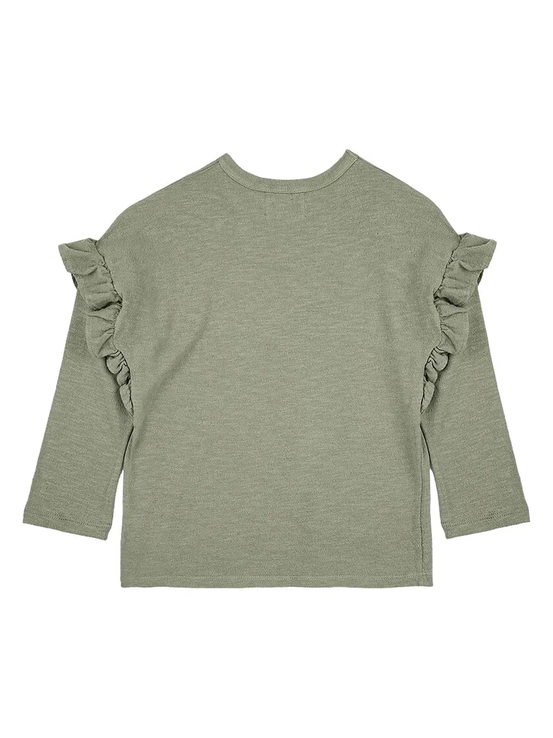 Longsleeve Olivgrün
