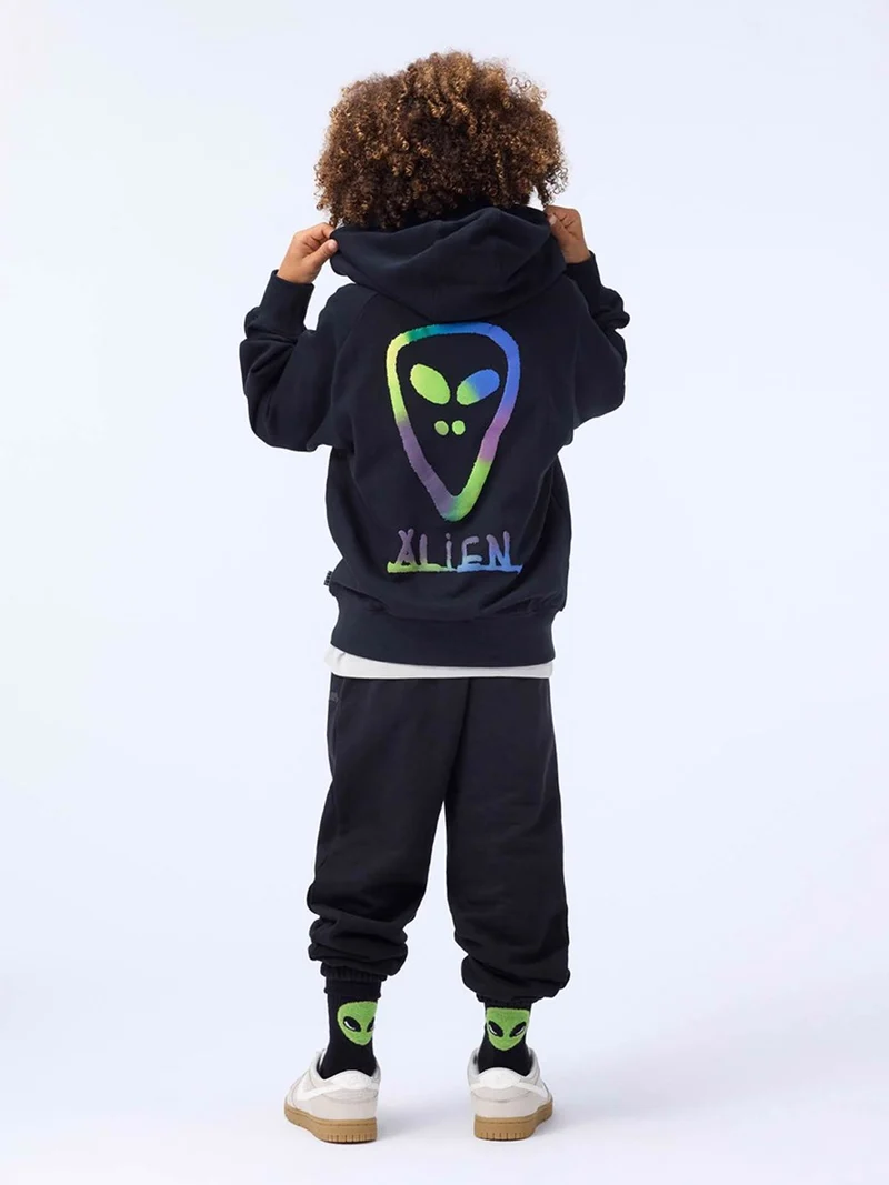 Hoodie Mic Schwarz