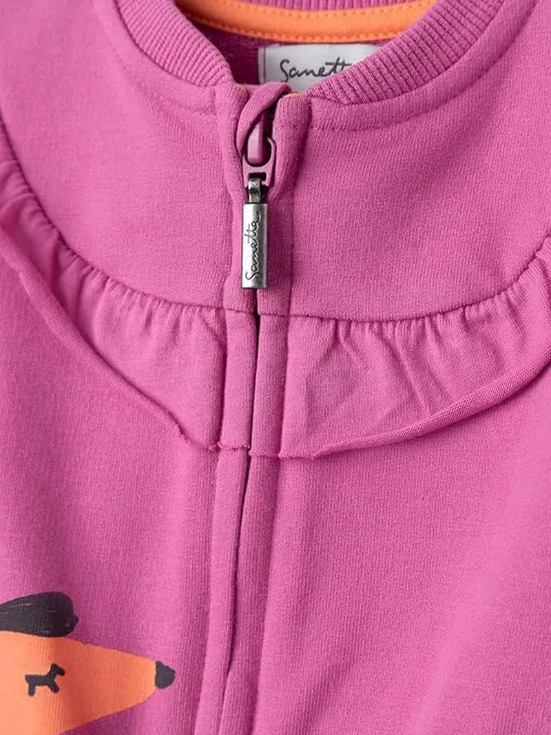 Sweatjacke Pink
