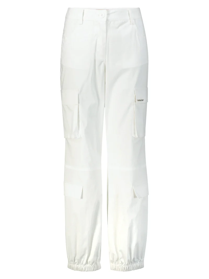 Cargohose Weiß