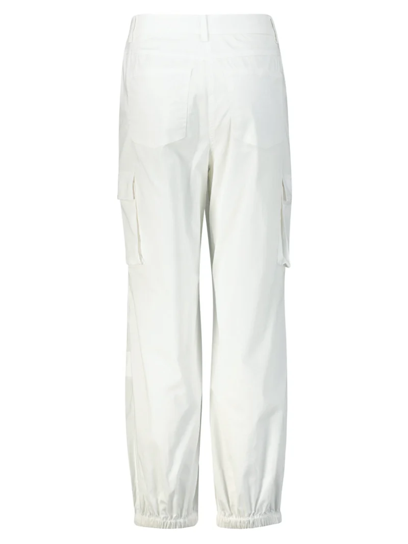 Cargohose Weiß