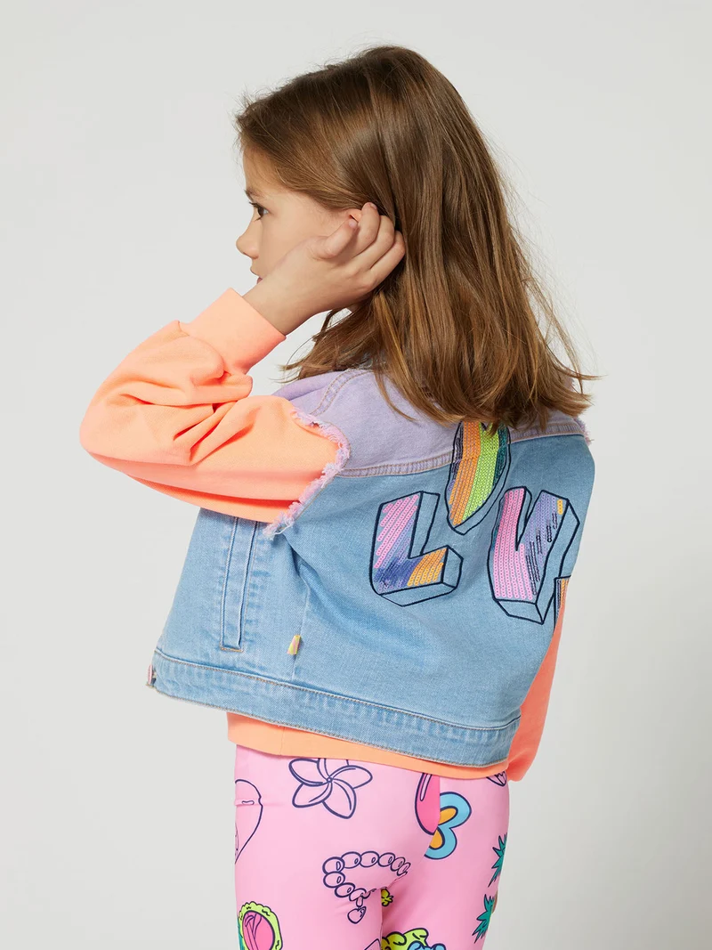 Jacke Hellblau