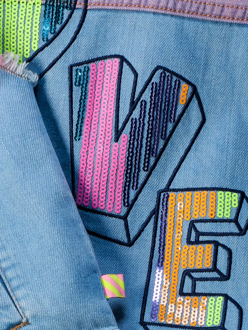 Jacke Hellblau