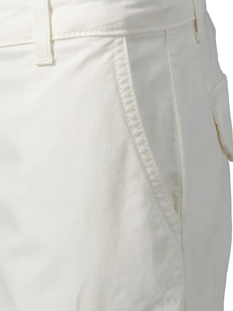 Cargohose Weiß
