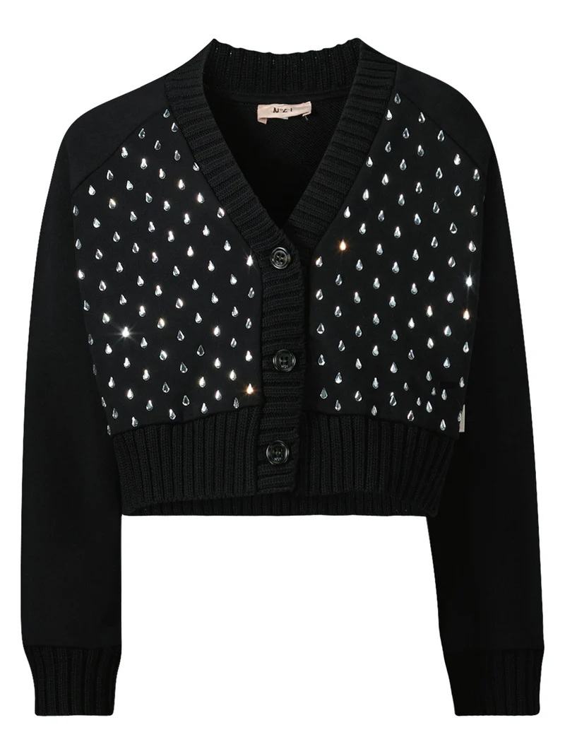 Sweatjacke Schwarz
