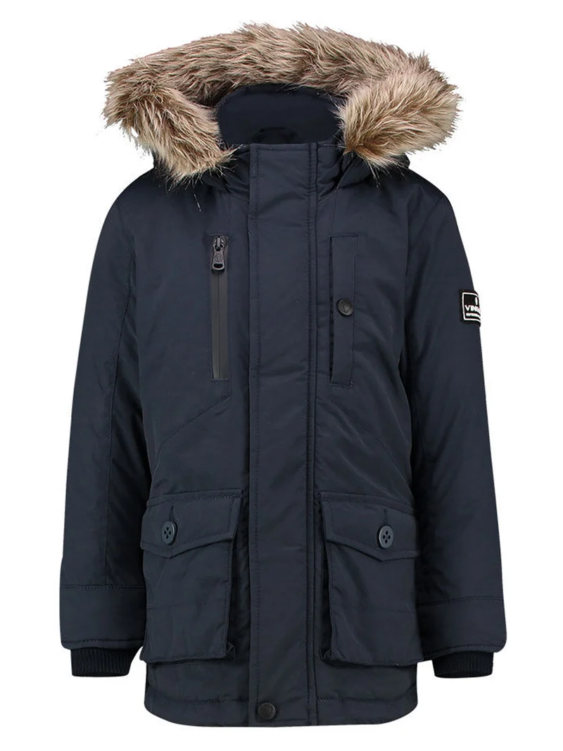 Wintermantel Marineblau