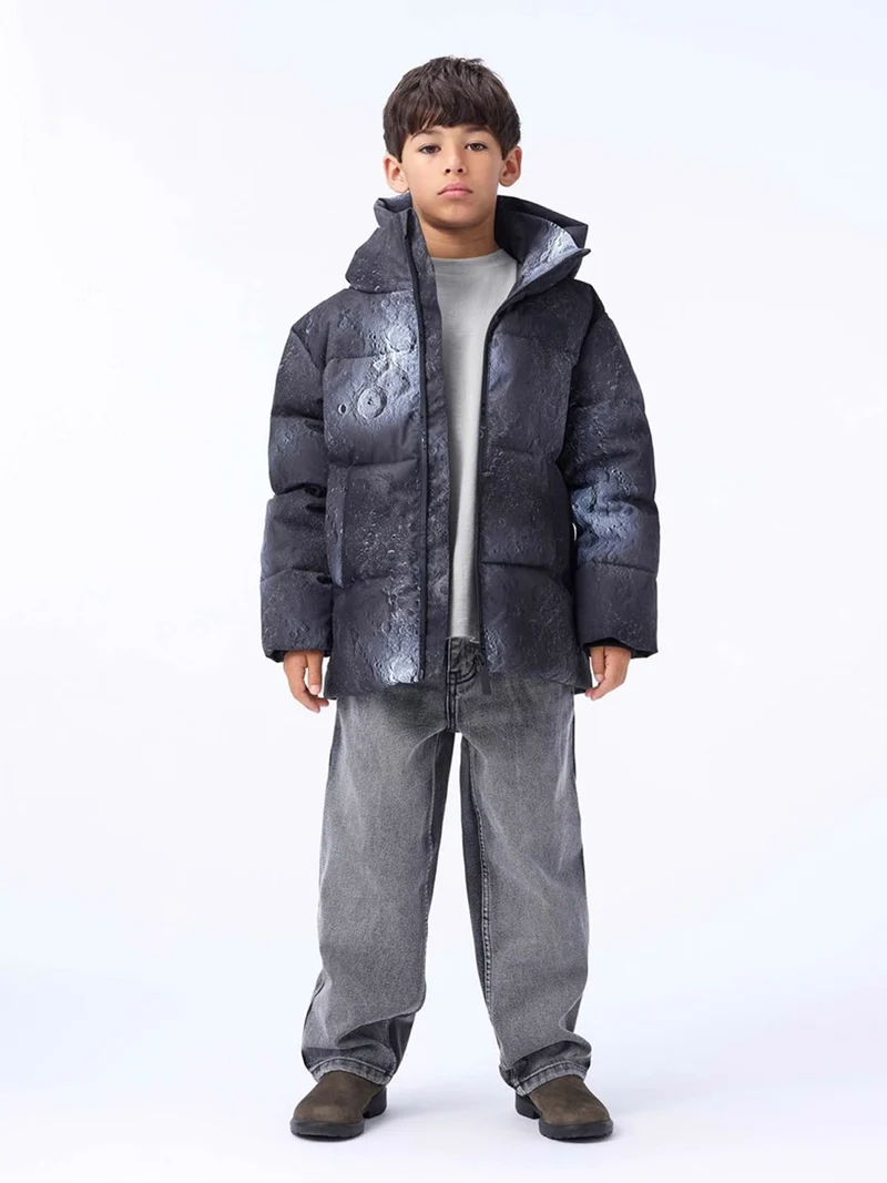 Wintermantel Hilo Grau