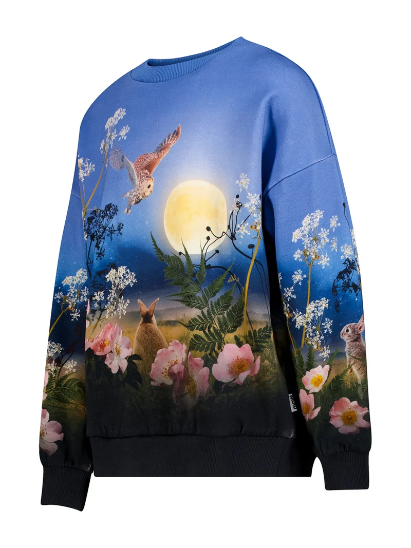 Sweatshirt Maxi Blau