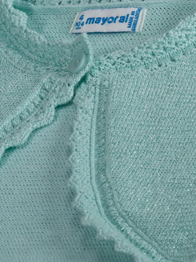 Strickjacke Türkis