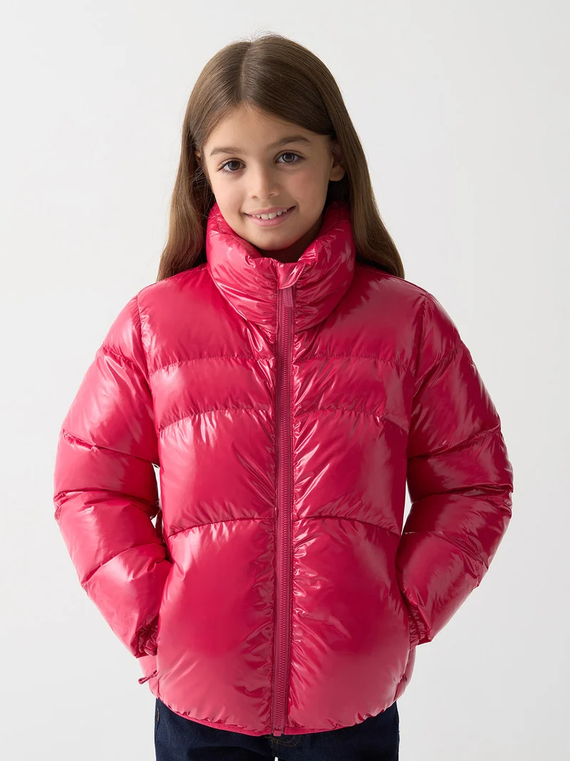 Daunenjacke Pink