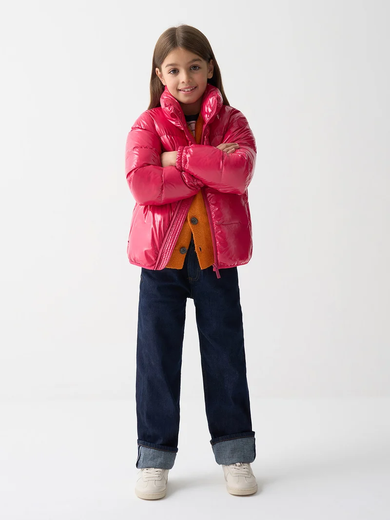 Daunenjacke Pink