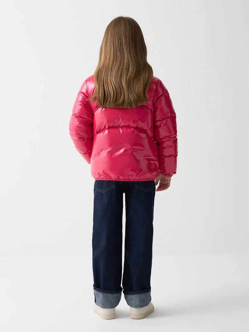 Daunenjacke Pink